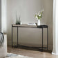 Dua Concrete and Black Metal Modern Console Table By Armen Living | Console Tables | Modishstore