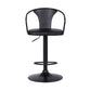 Eagle Adjustable Height Swivel Black Bar Stool By Armen Living | Bar Stools | Modishstore - 3