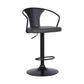 Eagle Adjustable Height Swivel Black Bar Stool By Armen Living | Bar Stools | Modishstore - 7