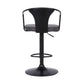 Eagle Adjustable Height Swivel Black Bar Stool By Armen Living | Bar Stools | Modishstore - 9