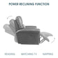 Estelle Power Reclining Sofa in Gunmetal Fabric By Armen Living | Sofas | Modishstore - 9