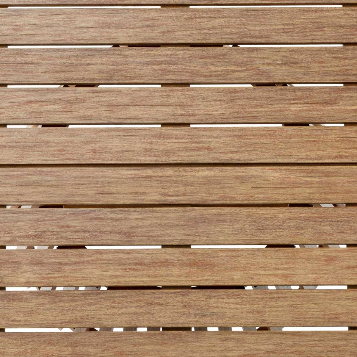 Escondido Outdoor Patio Round Dining Table in Light Eucalyptus Wood By Armen Living | Outdoor Tables | Modishstore - 8