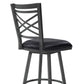 Fargo 26" Counter Height Metal Barstool By Armen Living | Bar Stools | Modishstore - 5