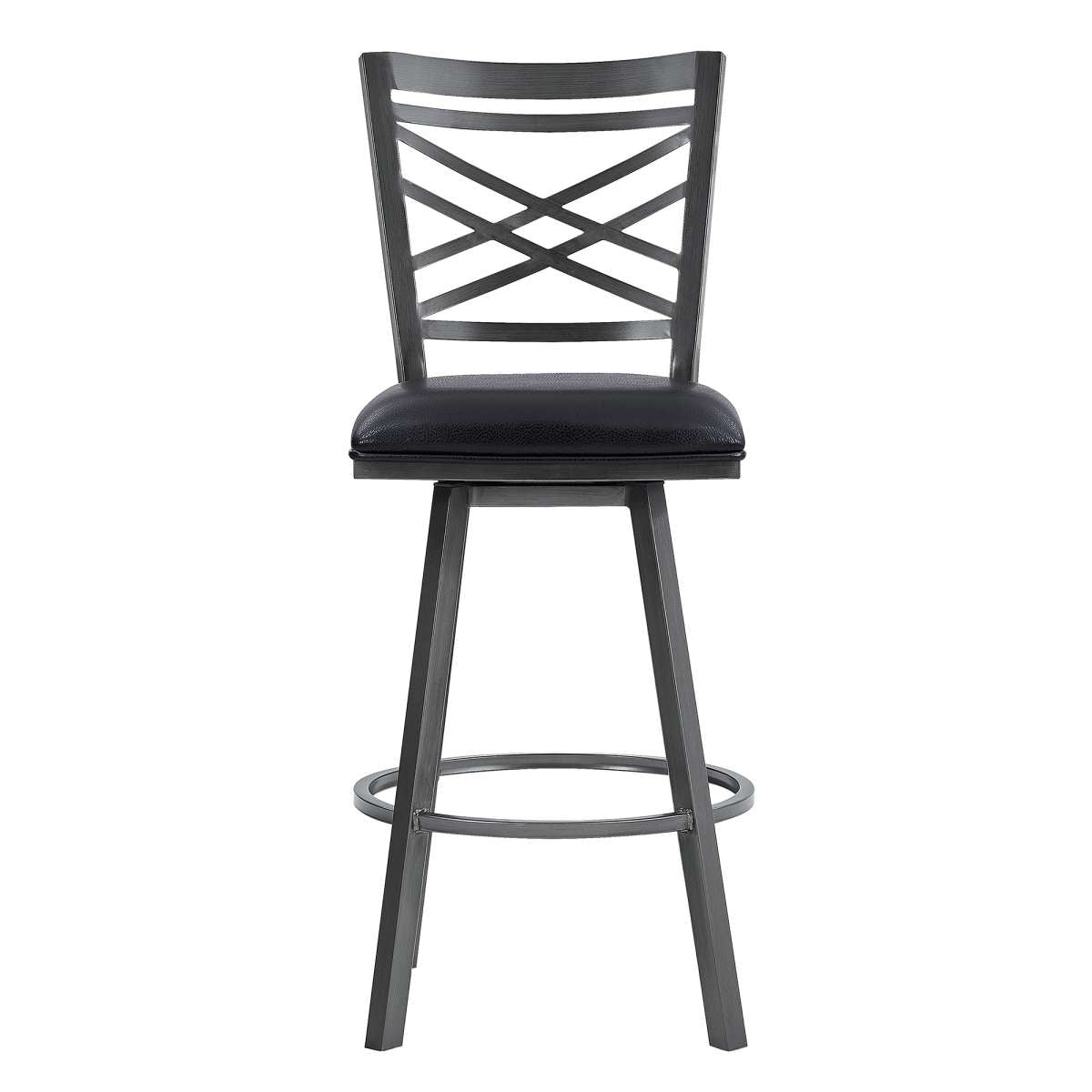 Fargo 30" Counter Height Metal Barstool By Armen Living | Bar Stools | Modishstore - 3