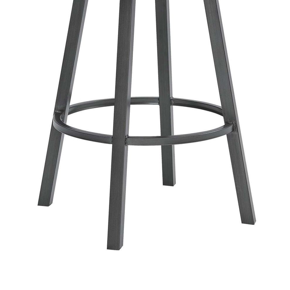 Fargo 30" Counter Height Metal Barstool By Armen Living | Bar Stools | Modishstore - 6
