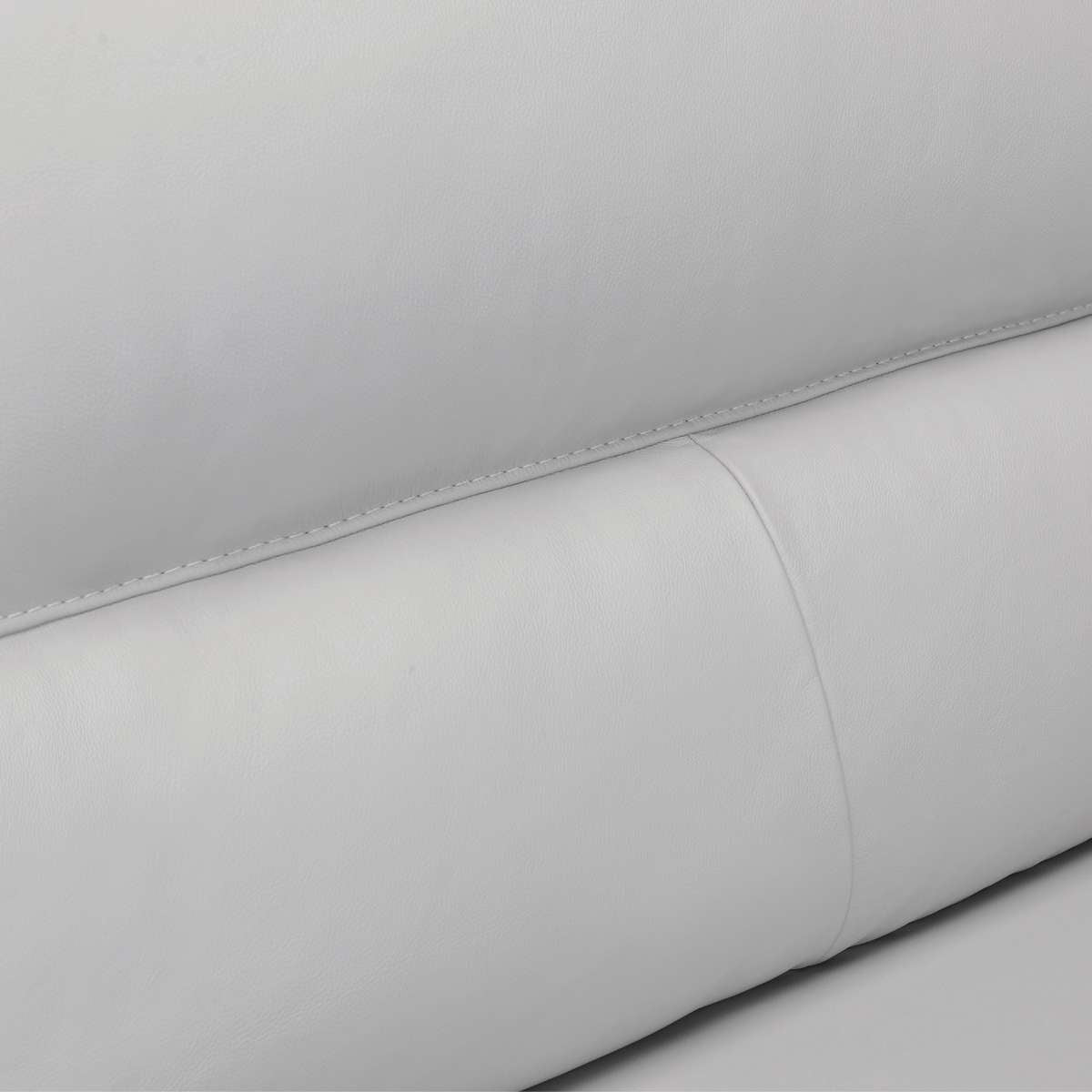 Franz 87" Modern Dove Gray Genuine Leather Sofa
 By Armen Living | Sofas |  Modishstore  - 6