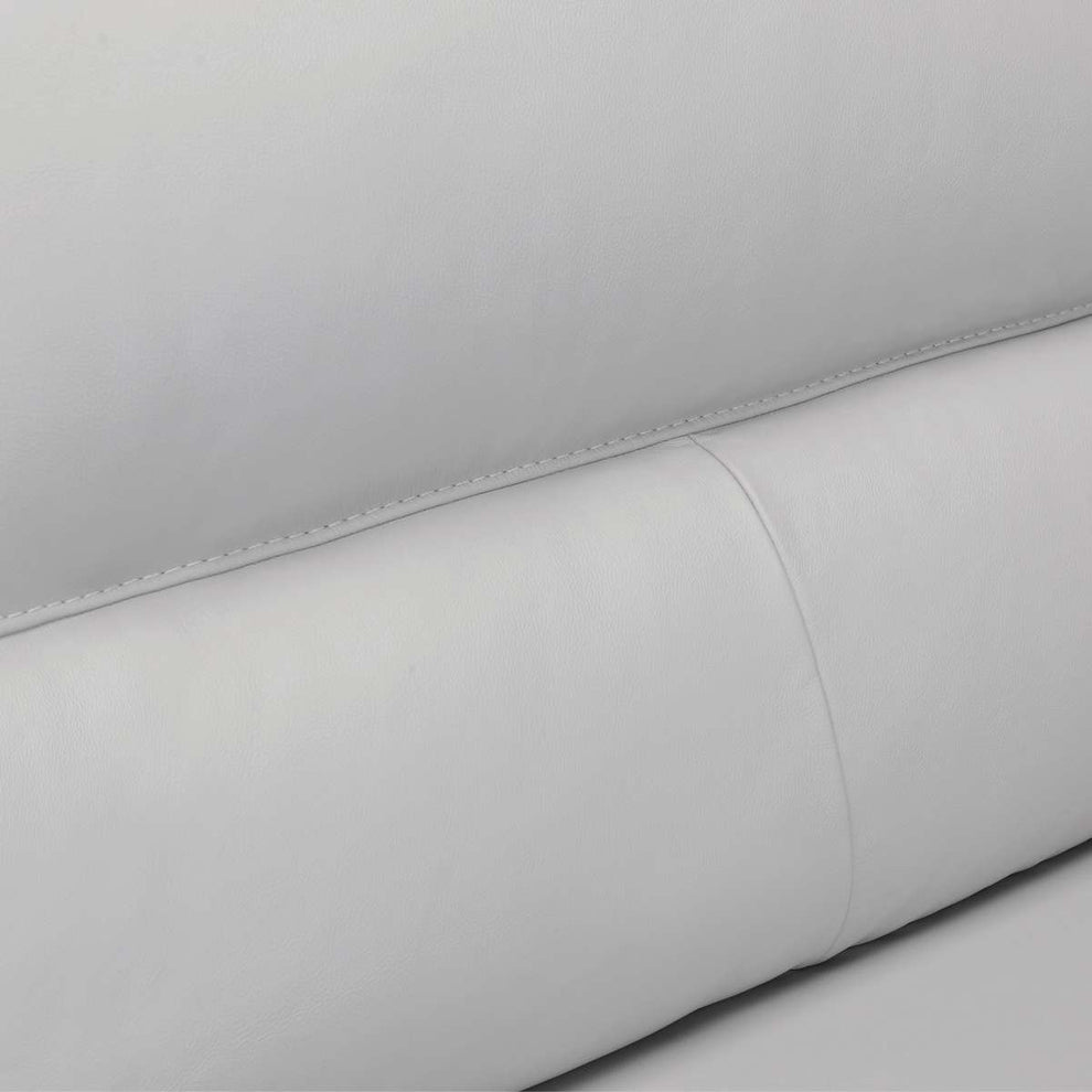 Franz 87" Modern Dove Gray Genuine Leather Sofa
 By Armen Living | Sofas |  Modishstore  - 6