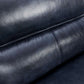 Franz 87" Modern Blue Genuine Leather Sofa By Armen Living | Sofas |  Modishstore  - 6