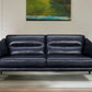 Franz 87" Modern Blue Genuine Leather Sofa By Armen Living | Sofas |  Modishstore 