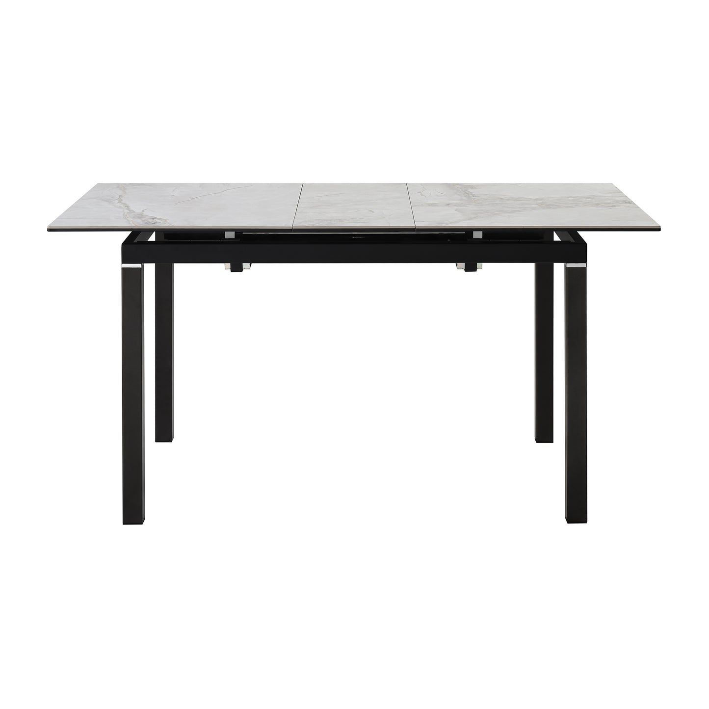 Giana Extendable Dining Table in Stone and Metal By Armen Living | Dining Tables | Modishstore - 4