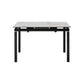 Giana Extendable Dining Table in Stone and Metal By Armen Living | Dining Tables | Modishstore - 5