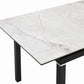 Giana Extendable Dining Table in Stone and Metal By Armen Living | Dining Tables | Modishstore - 10