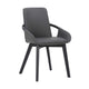 Greisen Modern Charcoal Wood Dining Room Chair By Armen Living | Dining Chairs | Modishstore - 5