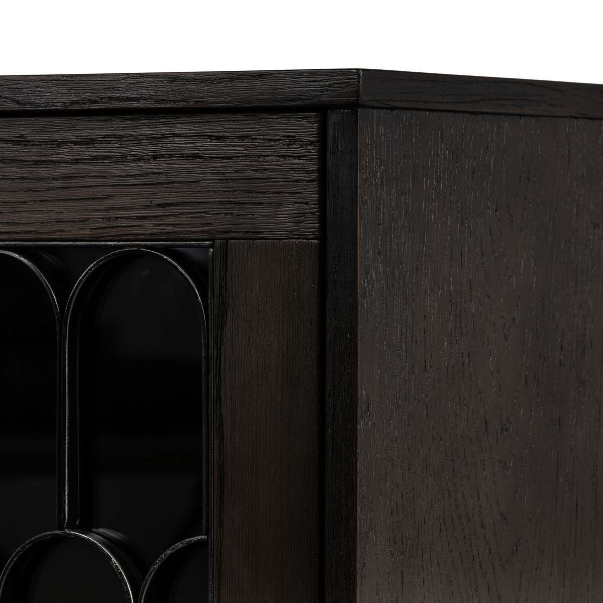 Gatsby Oak and Metal  Buffet Cabinet By Armen Living | Sideboards | Modishstore - 8