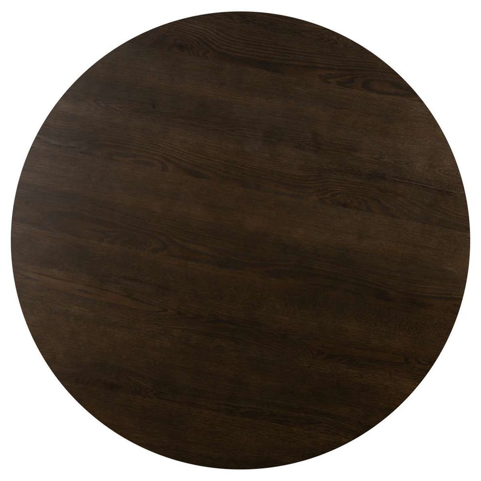 Gatsby Oak and Metal Round Dining Table By Armen Living | Dining Tables | Modishstore - 3
