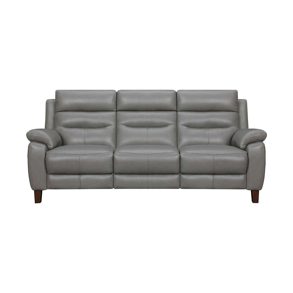 Hayward 82" Dove Gray Genuine Leather Power Reclining Sofa By Armen Living | Sofas |  Modishstore  - 24