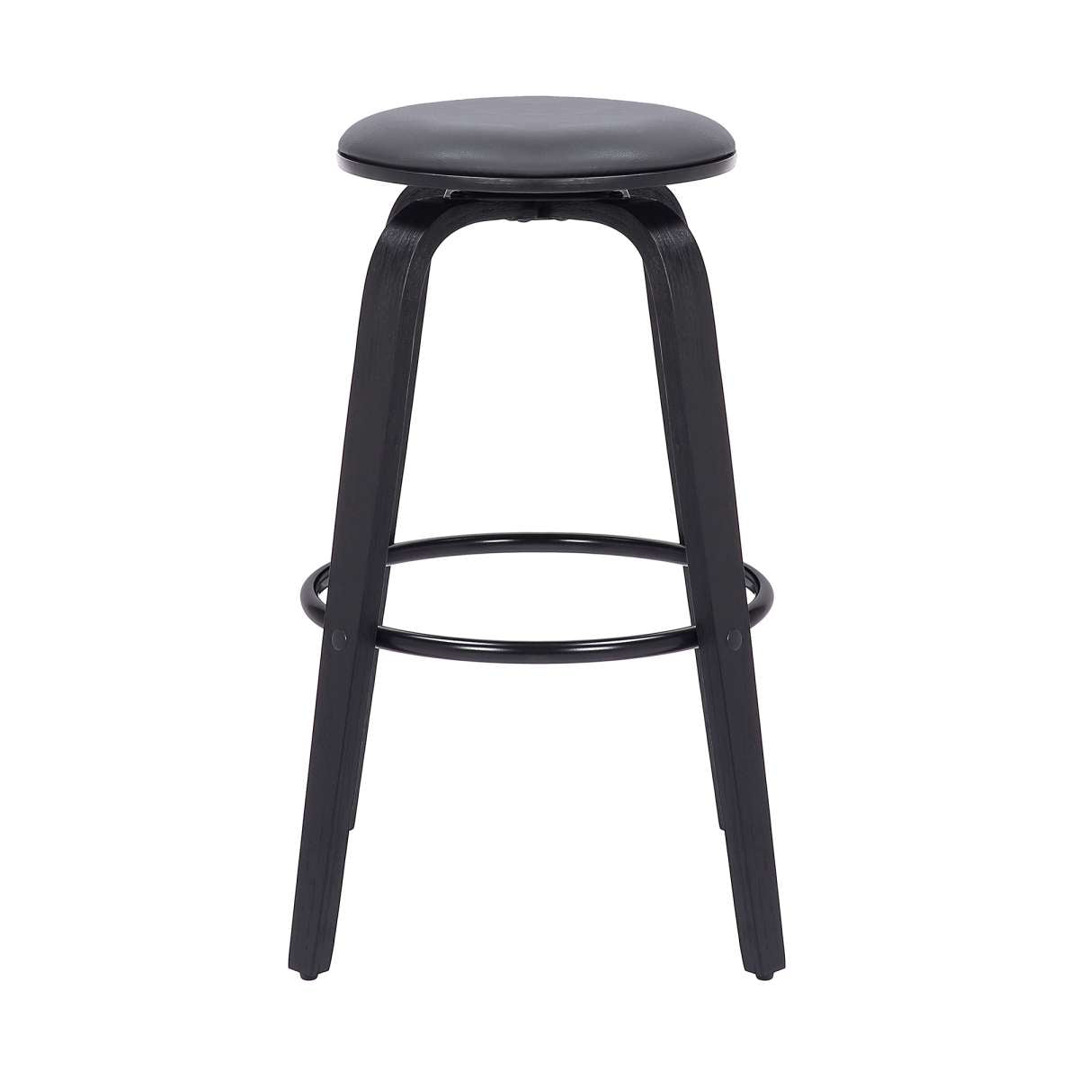 Harbor 26" Counter Height Backless Mid-Century Modern Bar Stool By Armen Living | Bar Stools | Modishstore - 3