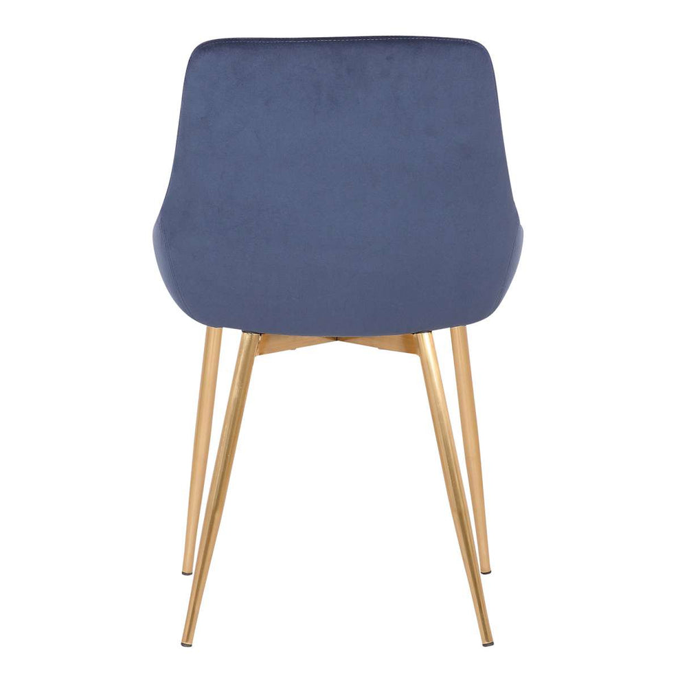 Heidi Gray Velvet Dining Accent Chair By Armen Living | Dining Chairs | Modishstore - 8