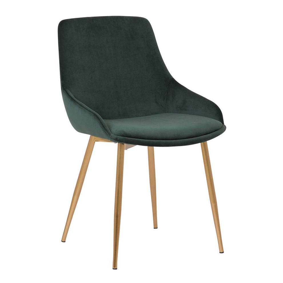 Heidi Gray Velvet Dining Accent Chair By Armen Living | Dining Chairs | Modishstore - 9