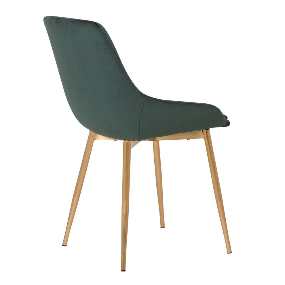 Heidi Gray Velvet Dining Accent Chair By Armen Living | Dining Chairs | Modishstore - 11
