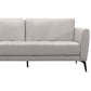 Hope Contemporary Sofa in Genuine Dove Gray Leather with Black Metal Legs By Armen Living | Sofas |  Modishstore  - 4