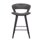 Jagger Modern 26" Wood and Faux Leather Counter Height Bar Stool By Armen Living | Bar Stools | Modishstore - 3