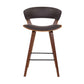 Jagger Modern 26" Wood and Faux Leather Counter Height Bar Stool By Armen Living | Bar Stools | Modishstore - 8