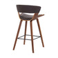 Jagger Modern 26" Wood and Faux Leather Counter Height Bar Stool By Armen Living | Bar Stools | Modishstore - 9