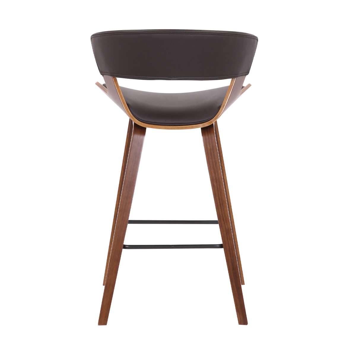 Jagger Modern 26" Wood and Faux Leather Counter Height Bar Stool By Armen Living | Bar Stools | Modishstore - 11