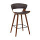 Jagger Modern 26" Wood and Faux Leather Counter Height Bar Stool By Armen Living | Bar Stools | Modishstore - 7