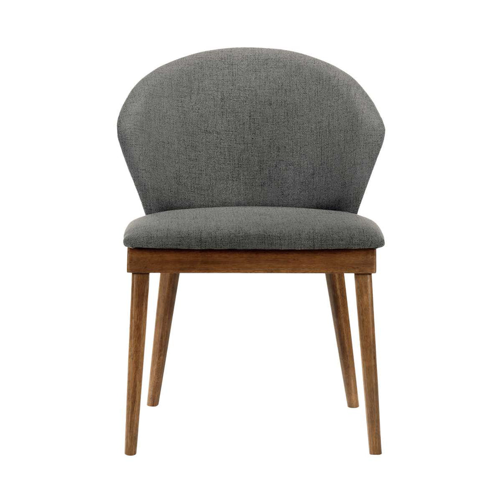 Juno Blue Fabric and Walnut Wood Dining Side Chairs - Set of 2 By Armen Living | Side Chairs |  Modishstore  - 12