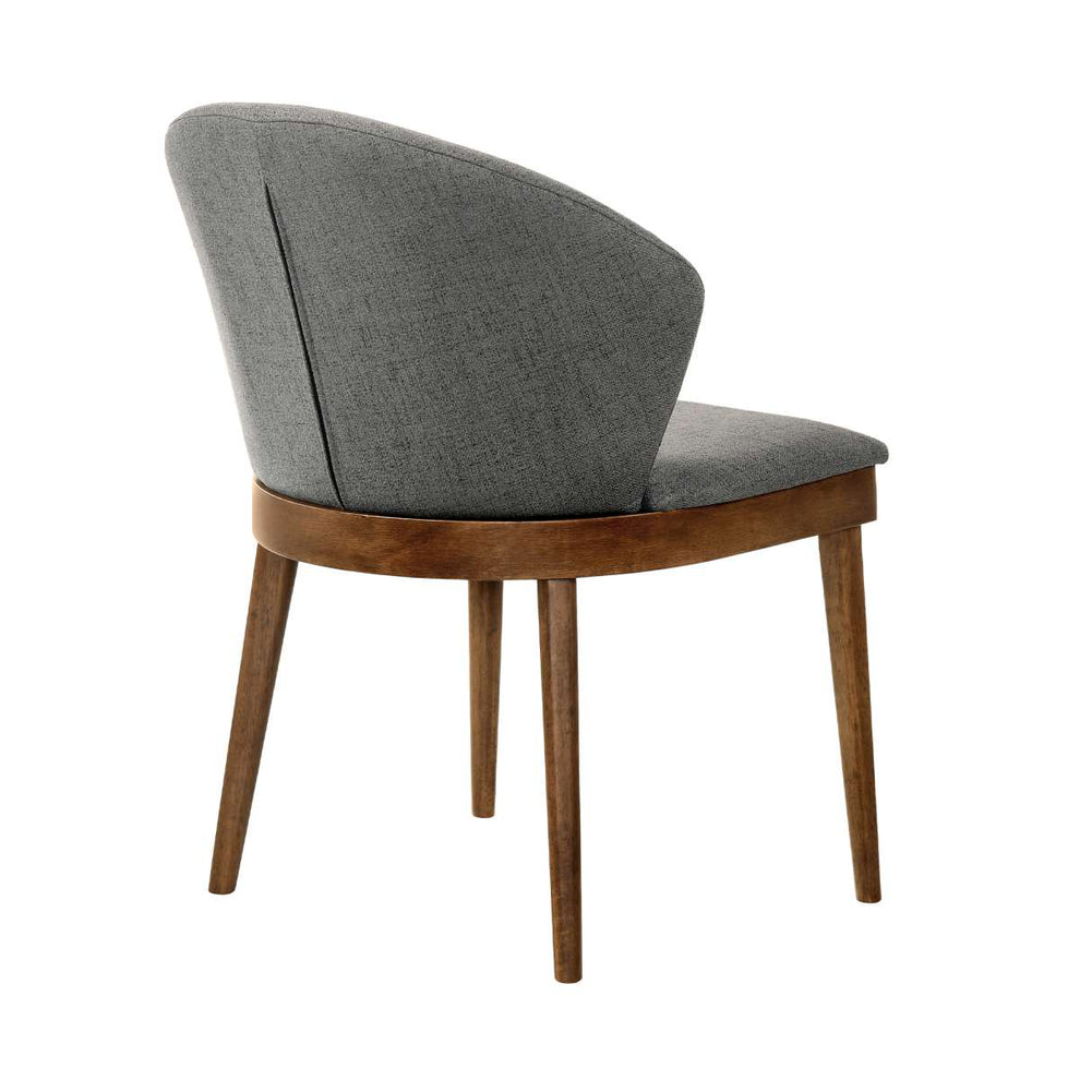 Juno Blue Fabric and Walnut Wood Dining Side Chairs - Set of 2 By Armen Living | Side Chairs |  Modishstore  - 13