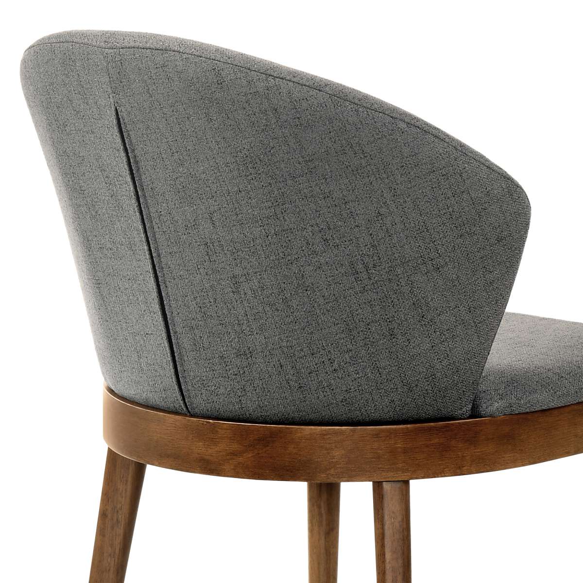 Juno Blue Fabric and Walnut Wood Dining Side Chairs - Set of 2 By Armen Living | Side Chairs |  Modishstore  - 15