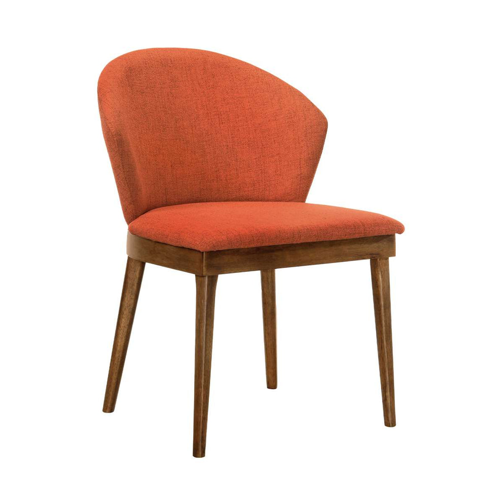 Juno Blue Fabric and Walnut Wood Dining Side Chairs - Set of 2 By Armen Living | Side Chairs |  Modishstore  - 18