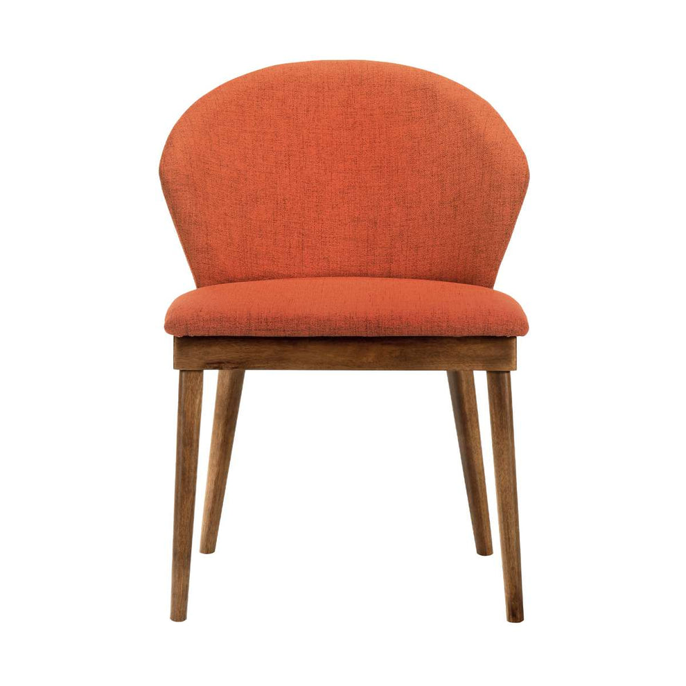 Juno Blue Fabric and Walnut Wood Dining Side Chairs - Set of 2 By Armen Living | Side Chairs |  Modishstore  - 19