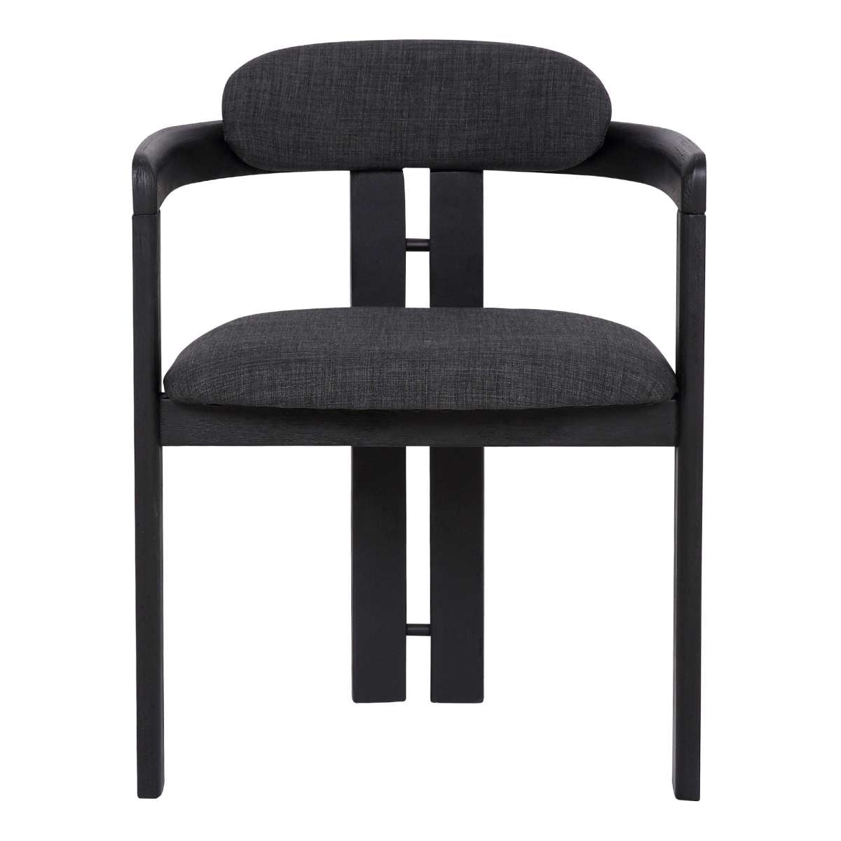 Jazmin Contemporary Dining Chair in Black Set of 2 By Armen Living | Dining Chairs | Modishstore - 2