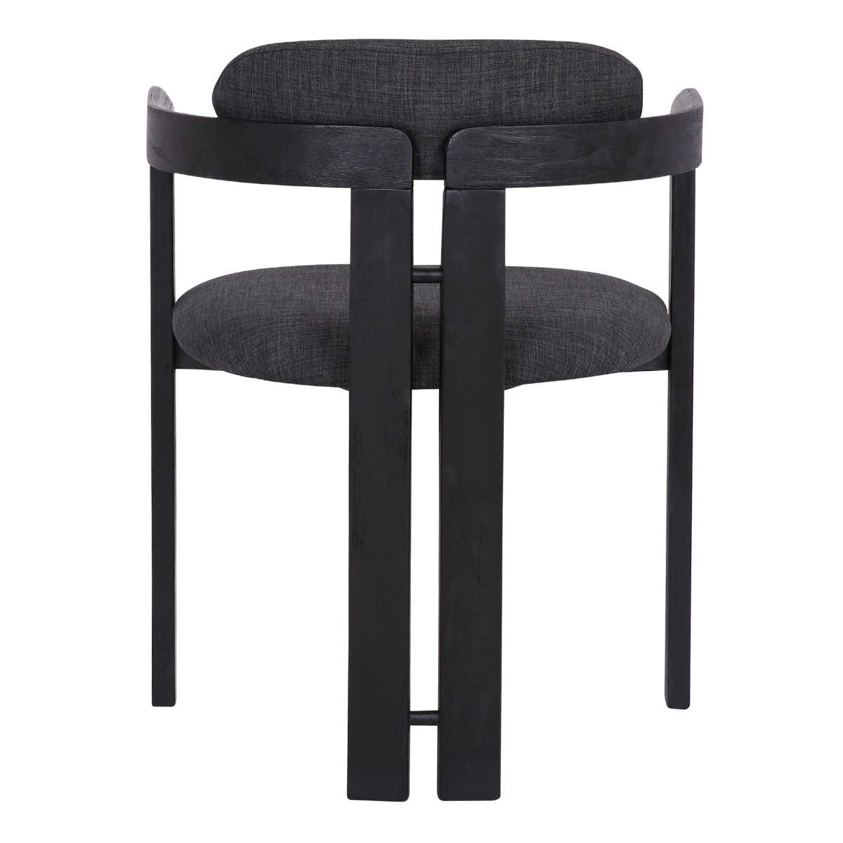 Jazmin Contemporary Dining Chair in Black Set of 2 By Armen Living | Dining Chairs | Modishstore - 4