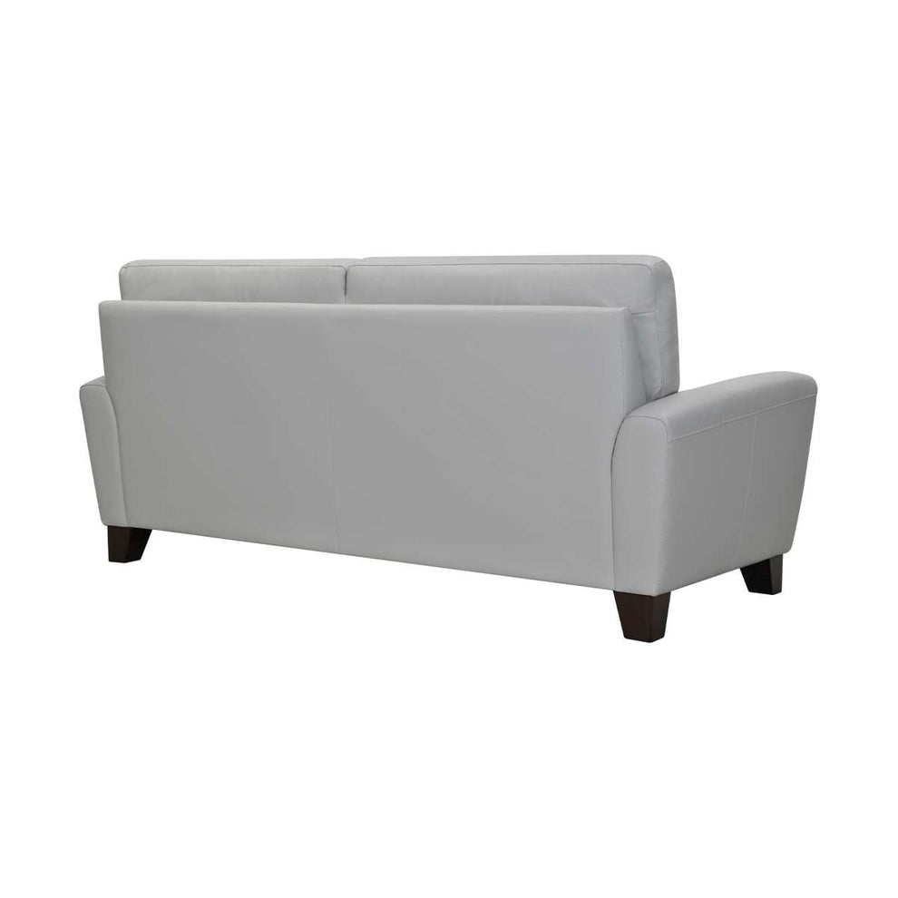 Kester 81" Square Arm Dove Gray Genuine Leather Sofa By Armen Living | Sofas |  Modishstore  - 4