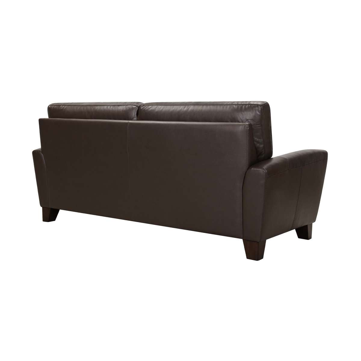 Kester 81" Square Arm Espresso Genuine Leather Sofa By Armen Living | Sofas |  Modishstore  - 4