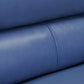 Kester 81" Square Arm Blue Genuine Leather Sofa By Armen Living | Sofas |  Modishstore  - 7