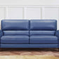 Kester 81" Square Arm Blue Genuine Leather Sofa By Armen Living | Sofas |  Modishstore 