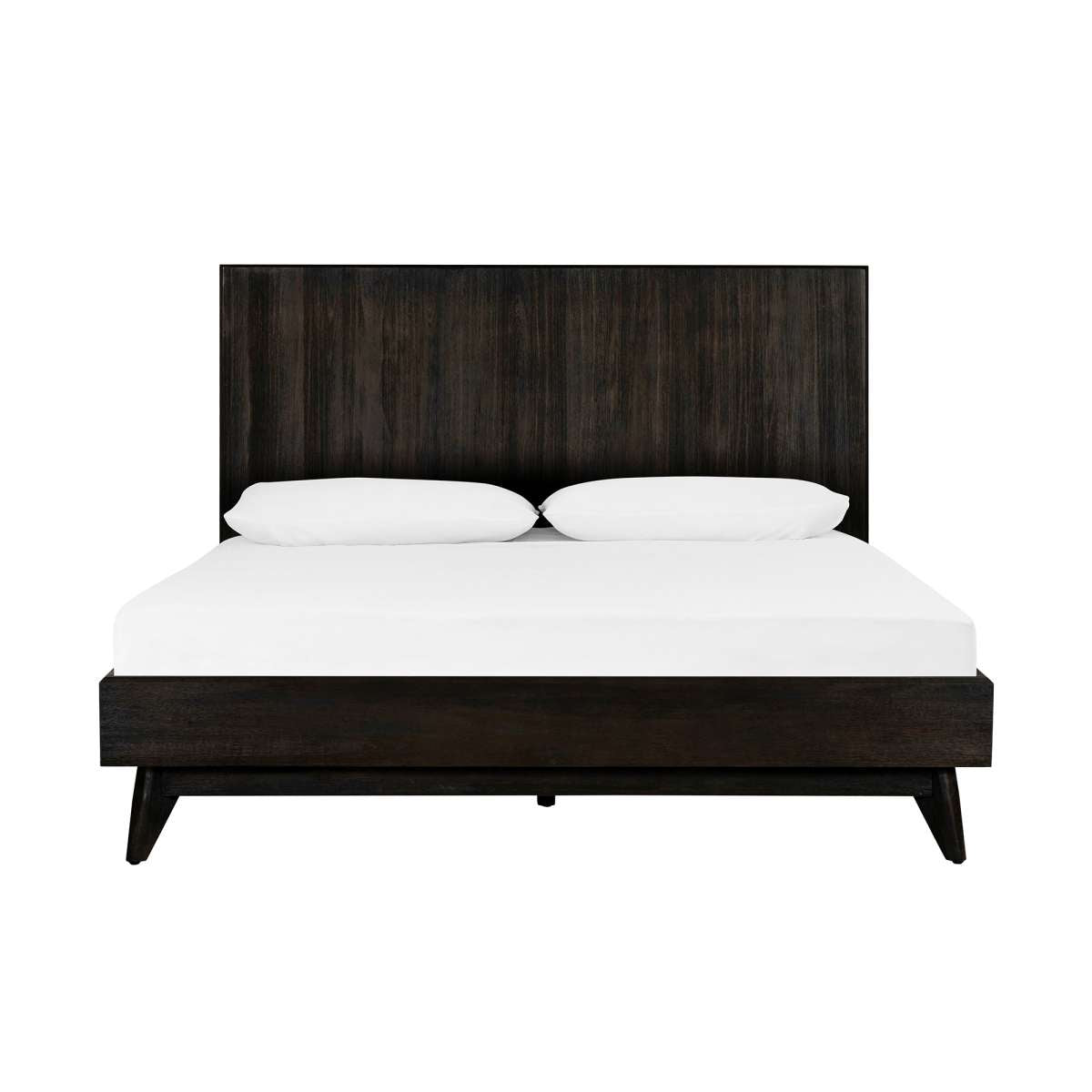 Baly Acacia Mid-Century Platform King Bed By Armen Living | Beds | Modishstore - 3