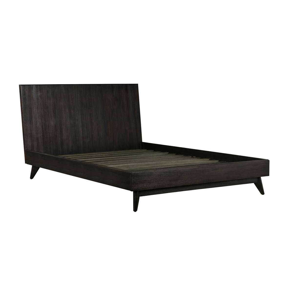 Baly Acacia Mid-Century Platform King Bed By Armen Living | Beds | Modishstore - 4