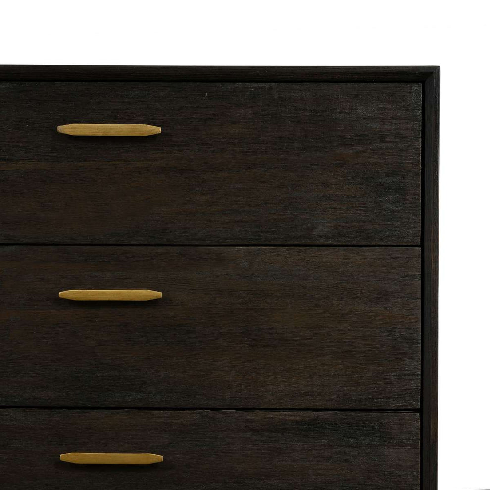 Baly Acacia Mid-Century 6 Drawer Dresser By Armen Living | Dressers |  Modishstore  - 7