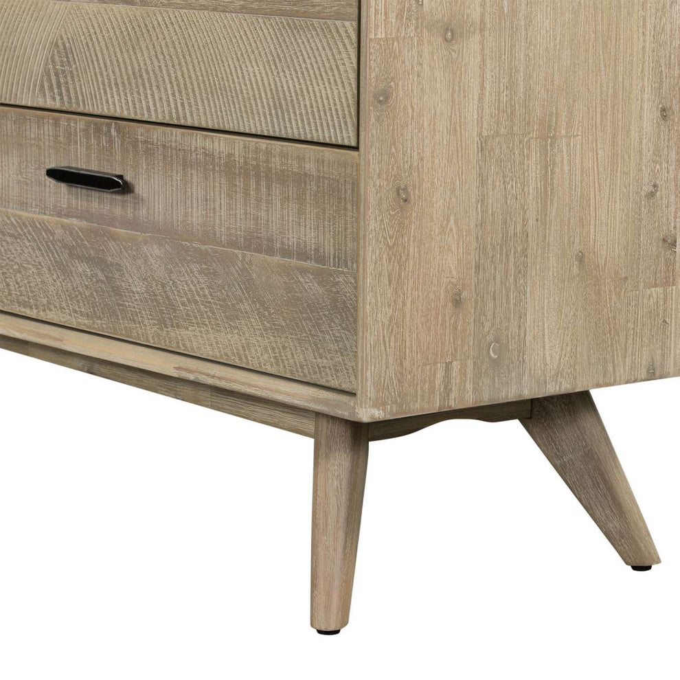 Baly Acacia Mid-Century 6 Drawer Dresser By Armen Living | Dressers |  Modishstore  - 16