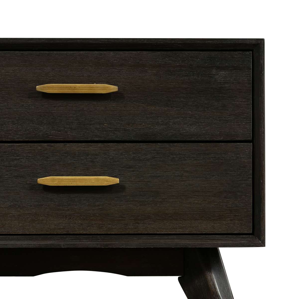 Baly Acacia Mid-Century 2 Drawer Night stand By Armen Living | Nightstands |  Modishstore  - 7