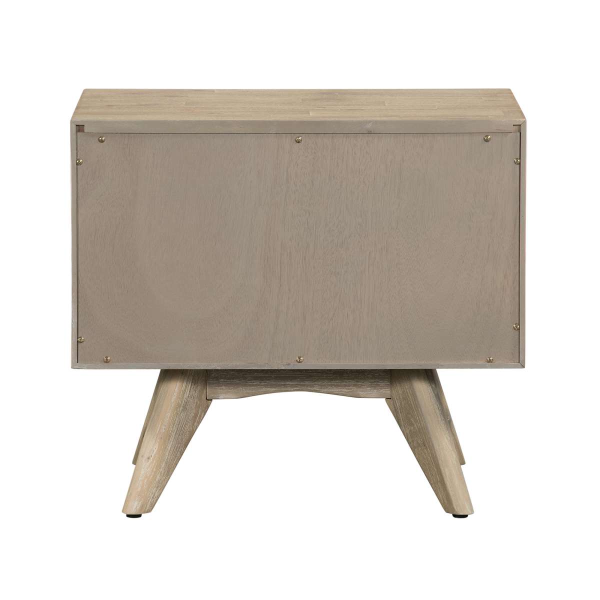 Baly Acacia Mid-Century 2 Drawer Night stand By Armen Living | Nightstands |  Modishstore  - 14