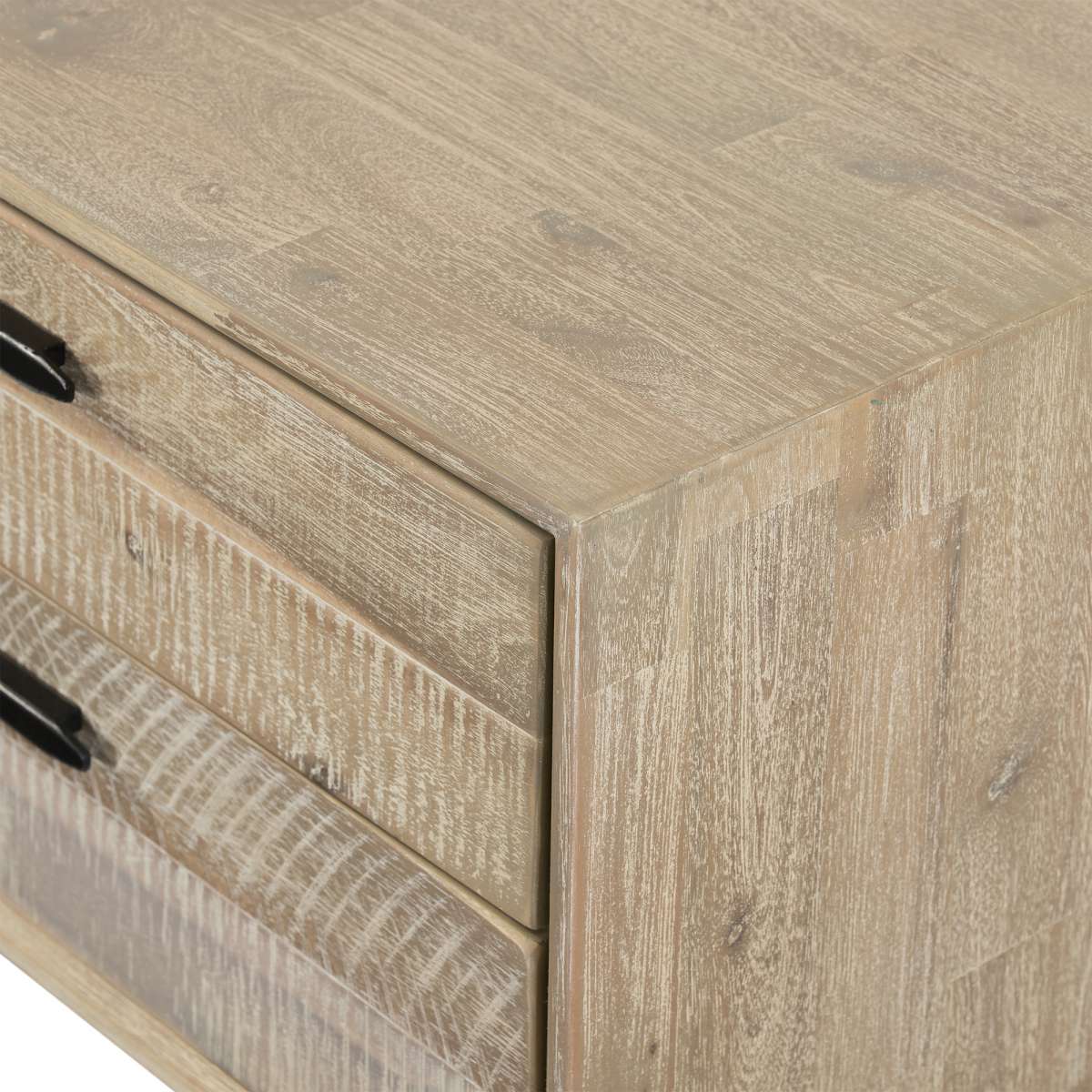 Baly Acacia Mid-Century 2 Drawer Night stand By Armen Living | Nightstands |  Modishstore  - 17