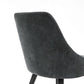 Lileth Charcoal Upholstered Dining Chair - Set of 2 By Armen Living | Dining Chairs | Modishstore - 4