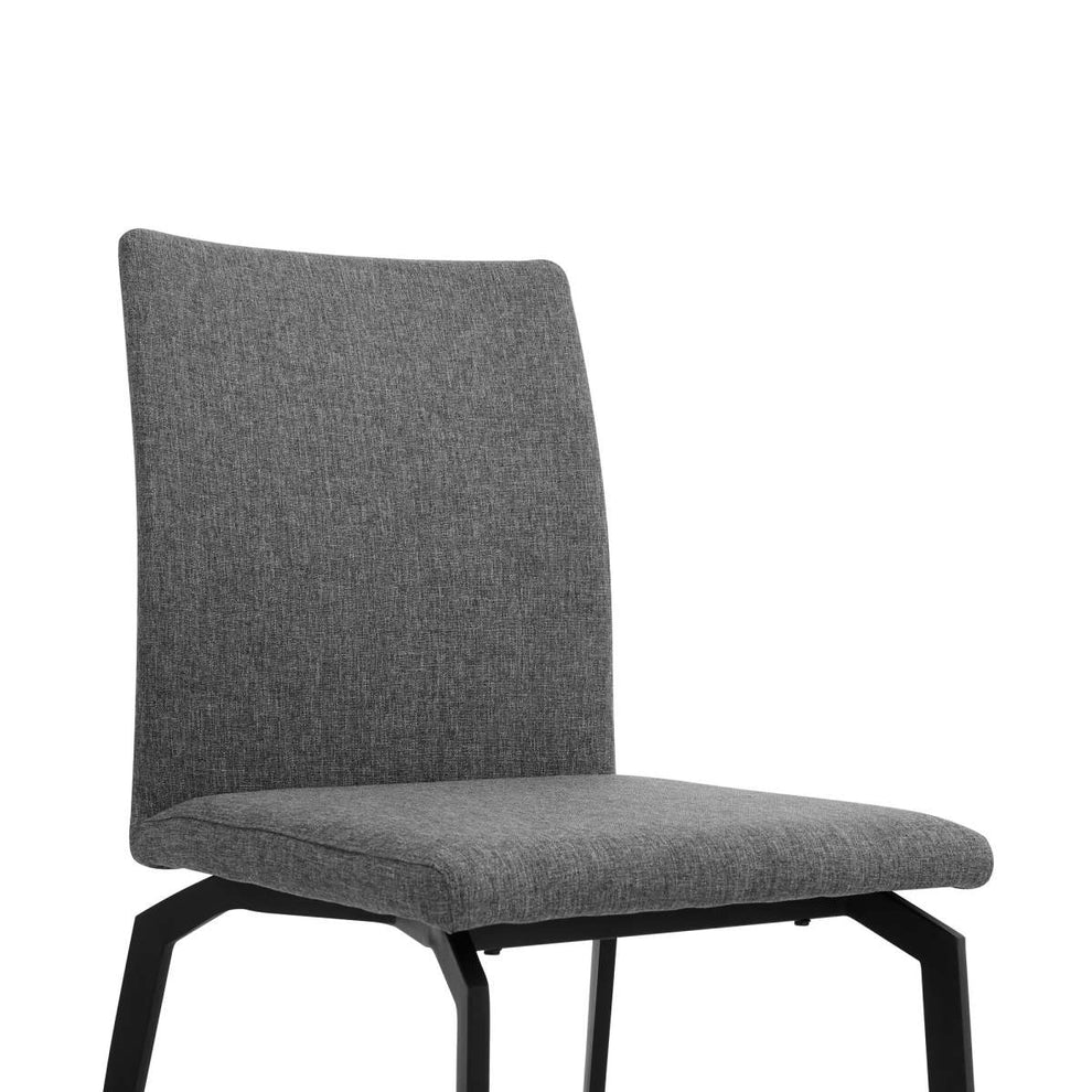 Lyon Blue Fabric and Metal Dining Room Chairs - Set of 2 By Armen Living | Dining Chairs | Modishstore - 7